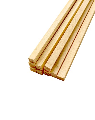 500x holzstäbchen vierkant - 500x,