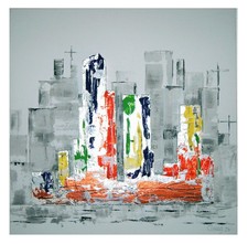 Abstraktes Acrylbild