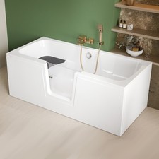 Badewanne mit Tür 160x75 cm POVI - Seniorenbadewanne