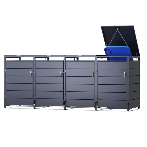 Pedbox mülltonnenbox mit - pedbox,