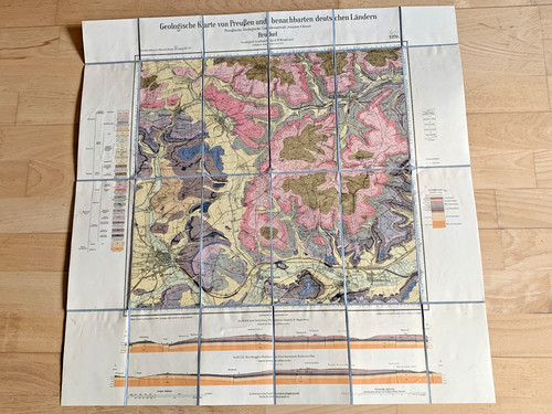 Geologische karte 25 000 - :, 25.000