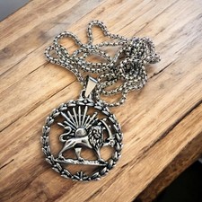 kaiserlicher Löwe & Sonne Wappen Perser Farvahar Pahlavi Schah Anhänger...