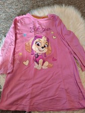 Kinder Kleid langarm Paw Patrol rosa Gr. 122