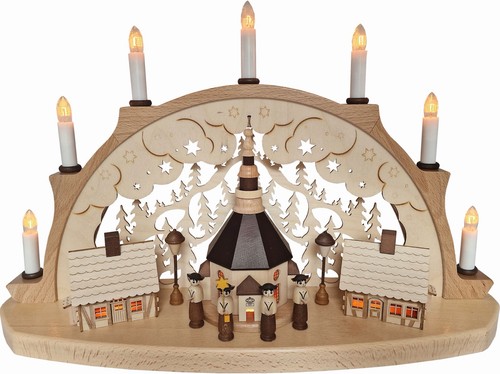Schwibbogen seiffener kirche - seiffener,