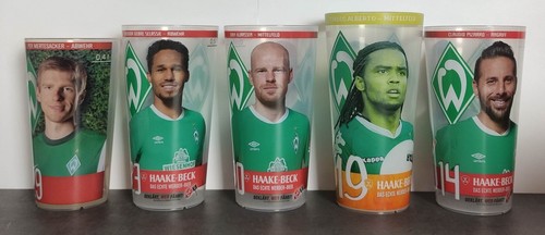 Werder bremen bierbecher - 5x,