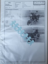 Kraftrad MZ ETZ 251 Motorrad