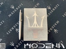 Emblem Silber Maserati