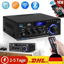 2000W Verstärker Vollverstärker bluetooth 5.0 HiFi Stereo Amplifier Digital FM