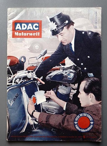 Adac motorwelt 1954 mercedes - adac, 1954/5