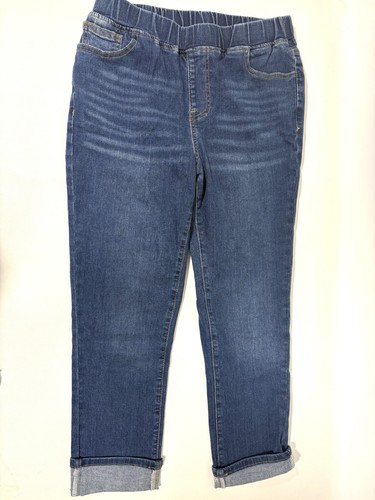 Damen capri jeans high waisted - capri,