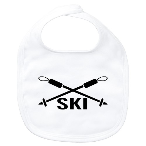 Baby lätzchen ski schriftzug - baby,