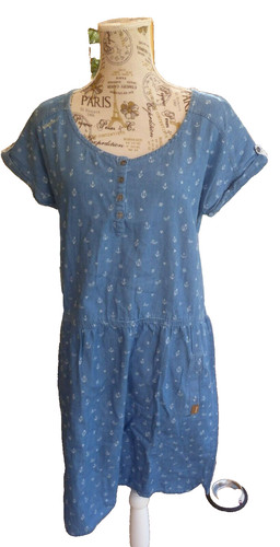 Ragwear kleid jeanskleid - kleid, l
