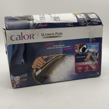 Calor Bügeleisen Ultimate Pure Effect Micro Calcium Filter Schwarz Gold B-WARE