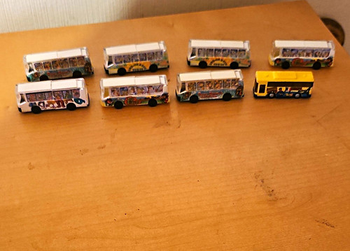 Konvolut 7x modellbusse - konvolut,