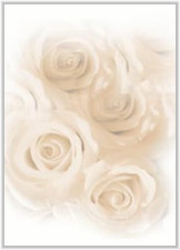Briefpapier Hochzeit - DIN A4 - Papier für Einladungen - 20 Blatt - Motiv Nr. 00