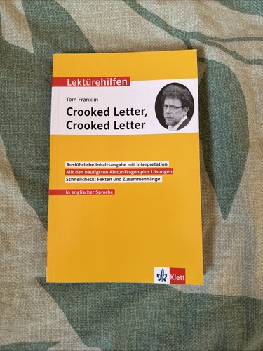 Tom franklin crooked letter - tom,