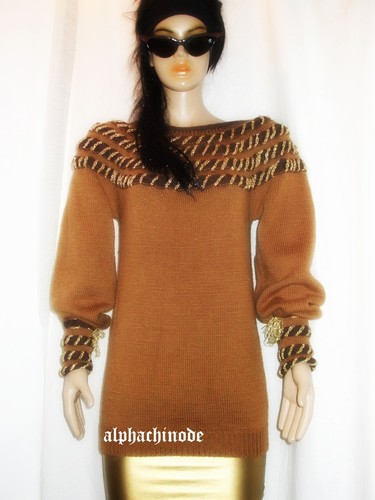 Pullover sweater handgestrickt