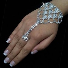 Handschmuck armband mit ring - handschmuck,