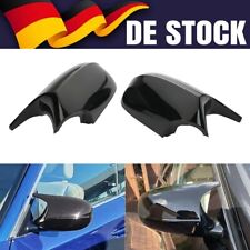 Für BMW 3er E90 E91 E92 E93 Pre-LCI M3-Stil Glanz Schwarz Spiegelkappen Gehäuse*