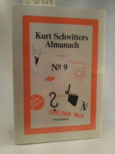 Kurt schwitters almanach - kurt,