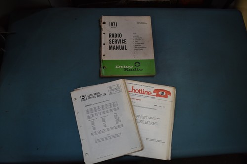 1971 delco radio service - delco,