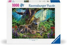 1000 Teile Ravensburger Puzzle Wölfe im Wald 12000477