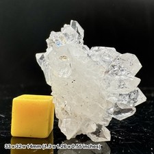 Seltener Herkimer Diamant Quarz mit natürlichen Doppelabschlüssen aus Belutschistan