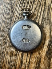 Taschenuhr Scheibenuhr Digital Antik Art Deco Selten