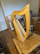 Kleine Harfe, Material Holz