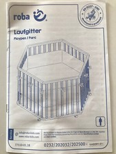  baby laufgitter, sechseckig (Breite 1,00 m, Seitenlänge 0,60 m) in weiß 