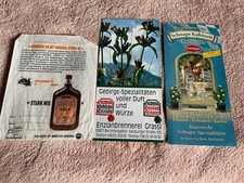 Prospekte Reklame Schnaps Stroh 80 Enzian Berchtesgaden Penninger Oberstaufen