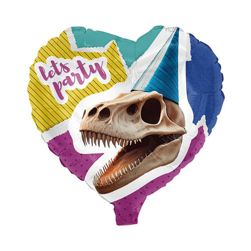 Folienballon dino skelett - folienballon,
