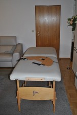 Massageliege - klappbar - gebraucht - Länge 1,80 m - Breite 0,80 m 