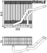 Mahle ae38000s verdampfer - mahle,