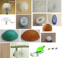 Ersatzglas Zubehör für Aussenleuchte, Pendelleuchte, Tischleuchte, Stehleuchte