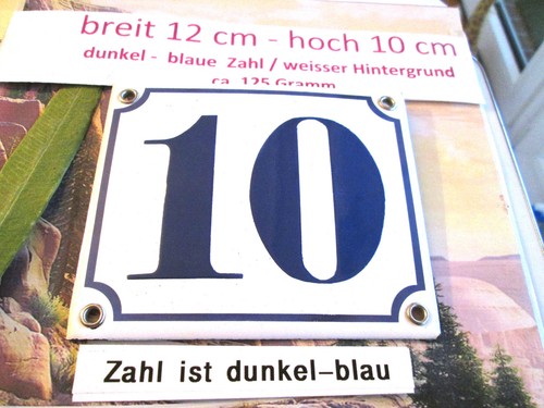 Hausnummer dunkel blaue - nr., dunkel-blaue