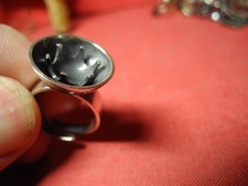 original alter Silberring