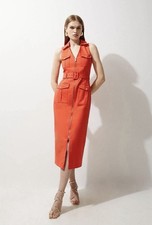 Karen millen kleid - kleid, orange