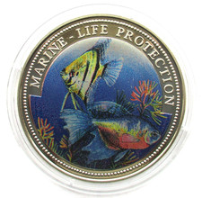 Liberia 1 Dollar 1996 Marine