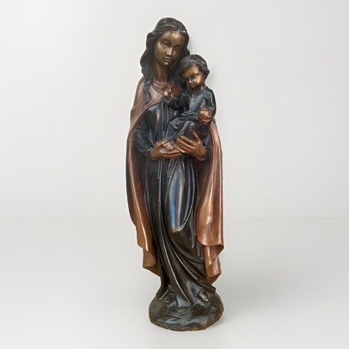 Große schwere bronze madonna - schwere,