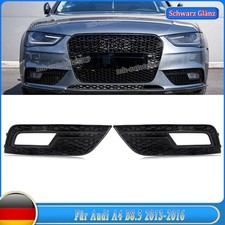 2X Kühlergrill Blende Nebelscheinwerfer Für Audi A4 B8.5 13-16 Stoßstange Grille
