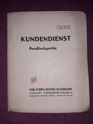 Veb stern radio - stern, stassfurt