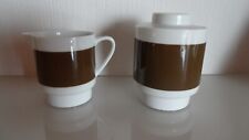 Melitta Hamburg 2025 braunes Band  Milchkännchen und Zuckerdose VINTAGE