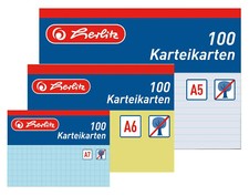 Herlitz Karteikarten alle