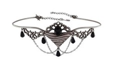 Gothic Mittelalter Fantasy Larp Diadem Stirnschmuck Stirnreif Tiara Mawia