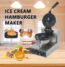 Hamburger Maschine Kommerzielle Burger Panini Pressmaschine 180° Rotation
