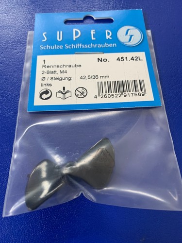 Blatt rennpropeller 5 mm - 2,