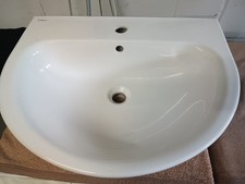 Geberit Waschbecken Renova Bad, WC halbrunde Design Weiß NEU