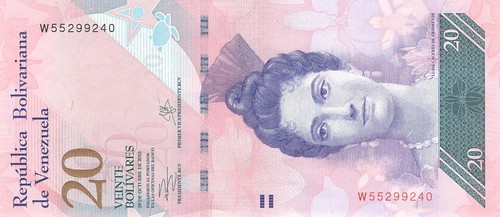 Venezuela bolivares 2013 - 20,
