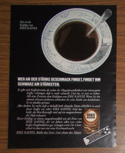 Seltene werbung idee kaffee - werbung,